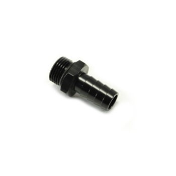   M12x1.5 till 10 mm slang, svart