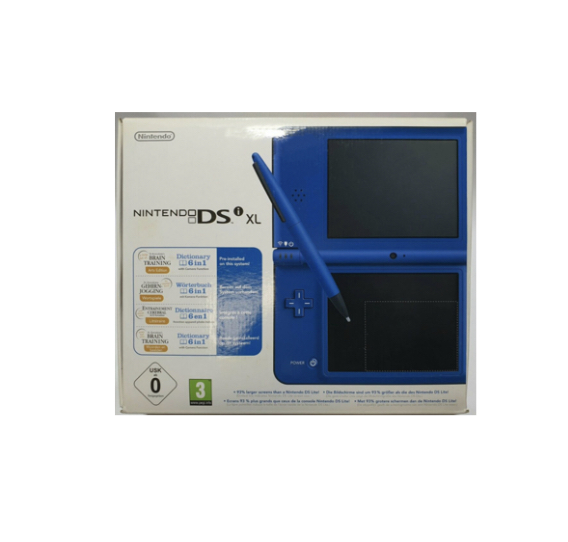 Nintendo DSI XL Blå i fint skick med kartong och manual
