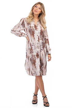 MATISSE SHIRT DRESS CAFÉ LATTE/MACCHIATO