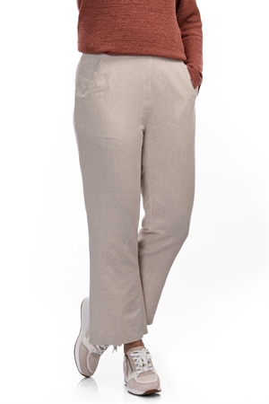 MINEA LINEN PANTS LINEN SAND - 2