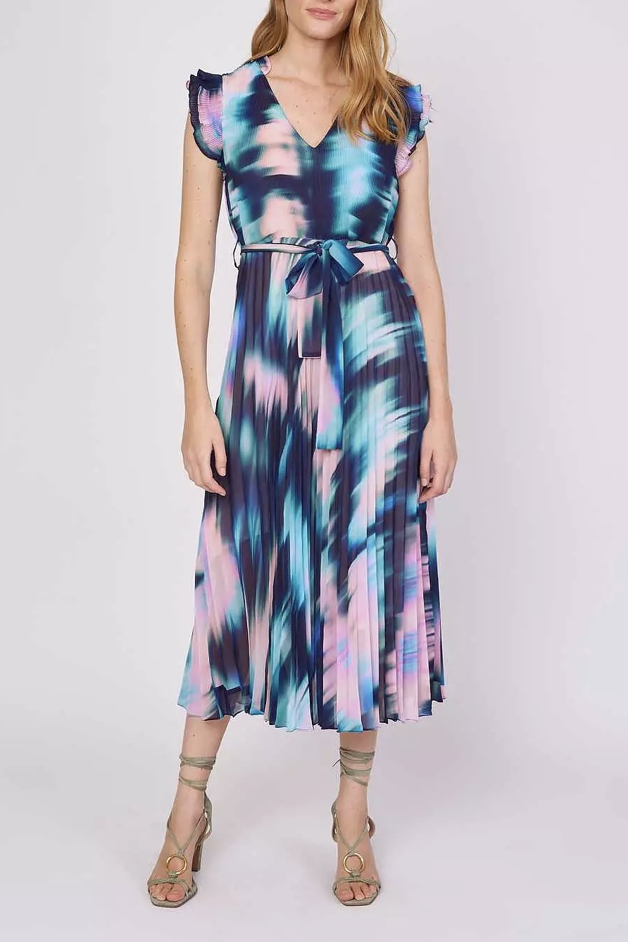 Derhy - Cruz Plissée Dress Blue