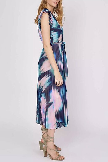 Derhy - Cruz Plissée Dress Blue