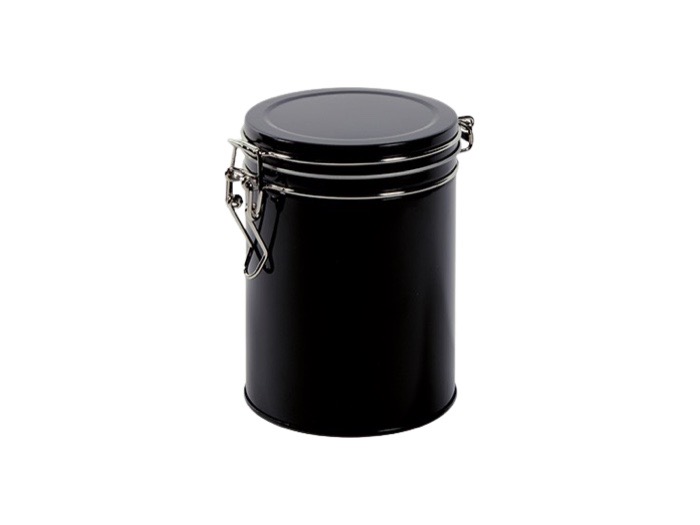 Teburk Rund med knäpplock 200 gram - SVART