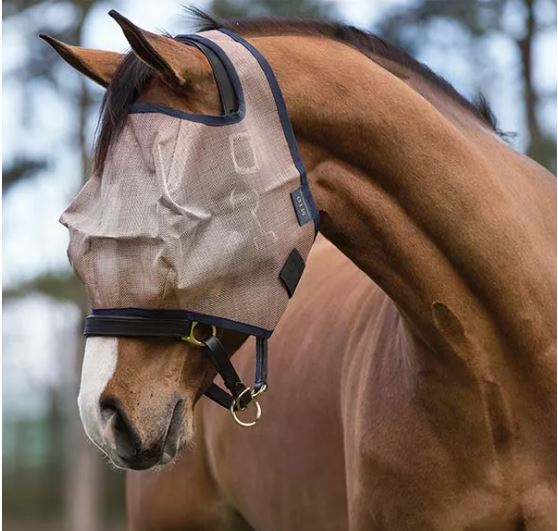 Horseware Mio Kärpäshuppu (Ilman korvia) - Pronssi/Sininen - 4