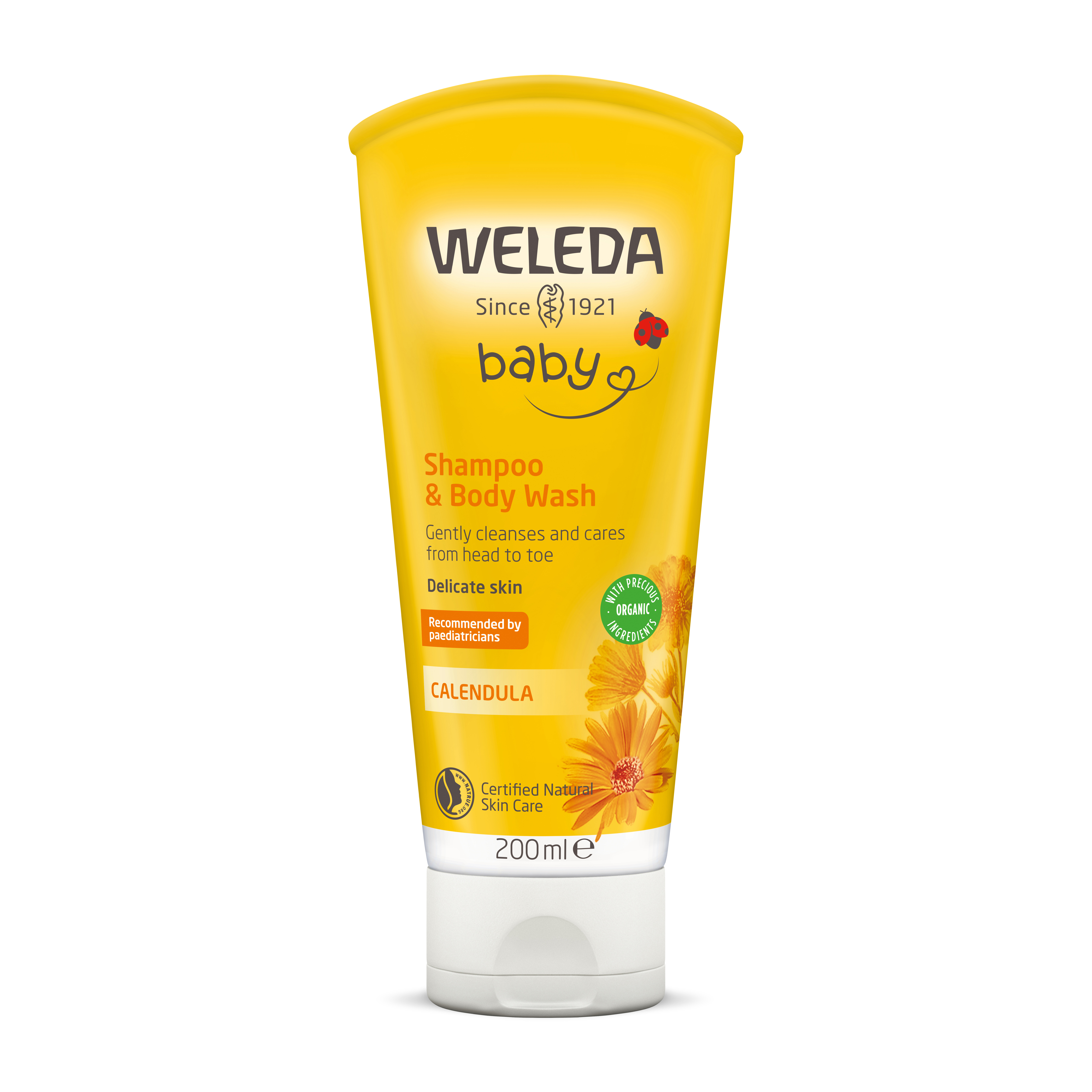 Calendula Shampoo & Body Wash 200ml - Weleda