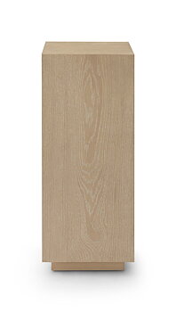 Piedestal vitlackad ek 80 cm