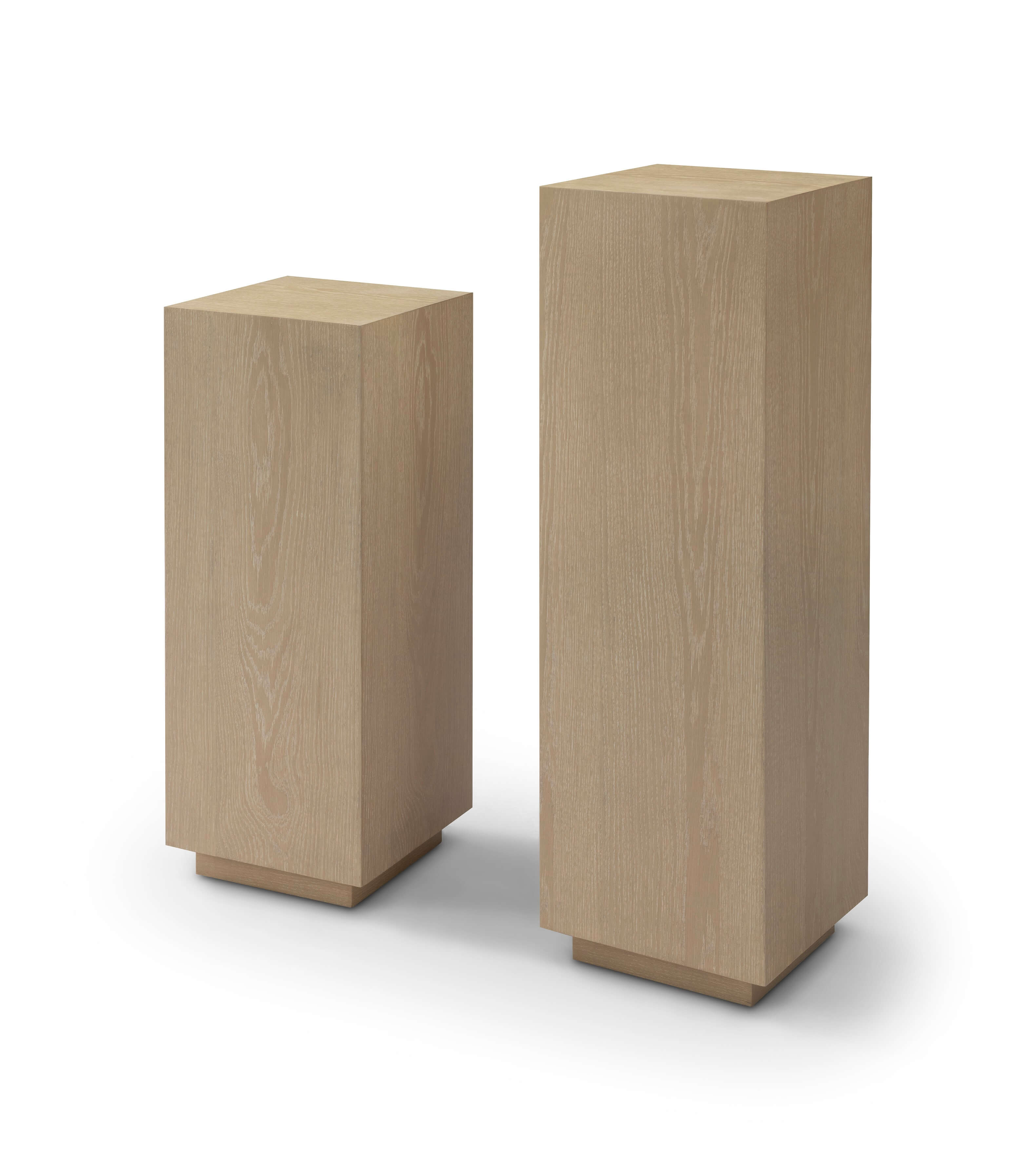 Piedestal vitlackad ek 80 cm - 3