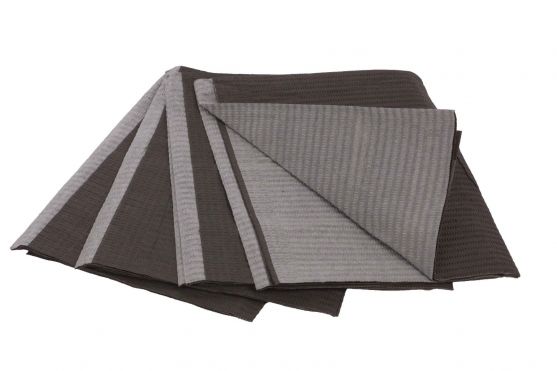 Arbeidsduker engangs sort 125pk - 2