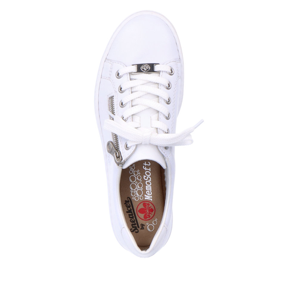 Rieker Damsneaker Vit - 4
