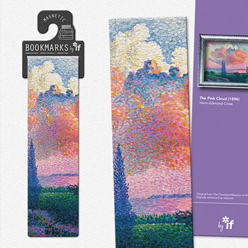 Classics : Bookmark Collection - The Pink Cloud - Dubbelt magnetbokmärke med konstmotiv