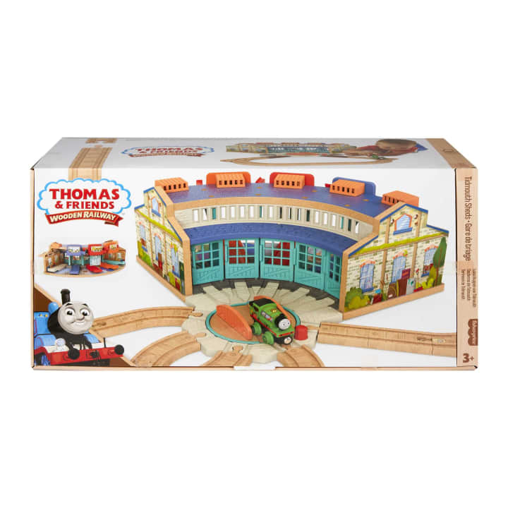 Tidmouth lokstall med Percy og svingskive (tretog) - 6