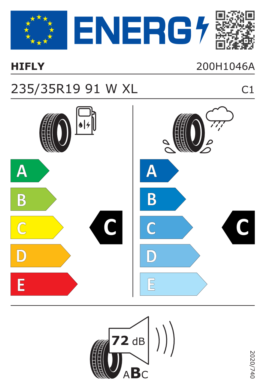 235/35-19" Hifly HF805 XL