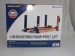 Fyrpelar Lyft  Blå/Orange  GULF 1:18  Greenlight
