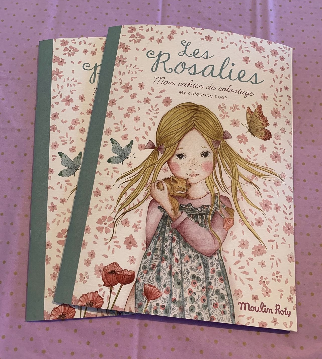 Målarbok Les Rosalies  Moulin Roty - 2