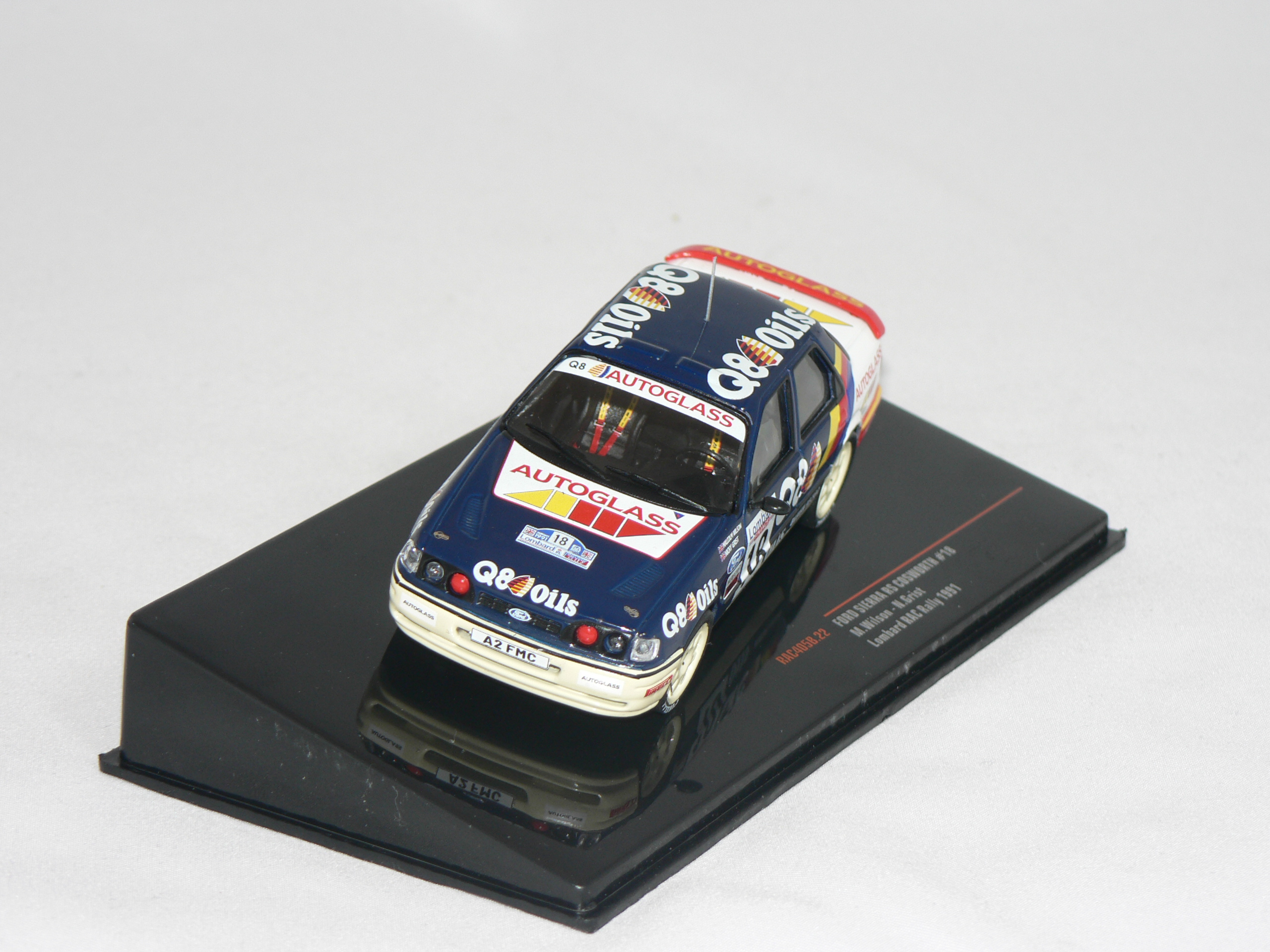 Ford Sierra RS Cosworth  #8  ( Lombard Rac Rally 1991 M.Wilson/N.Grist ) 1:43 Ixo