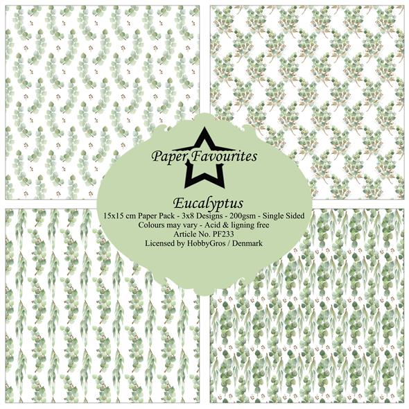Paper Favourites Eucalyptus 6x6 Inch Paper Pack  - 3