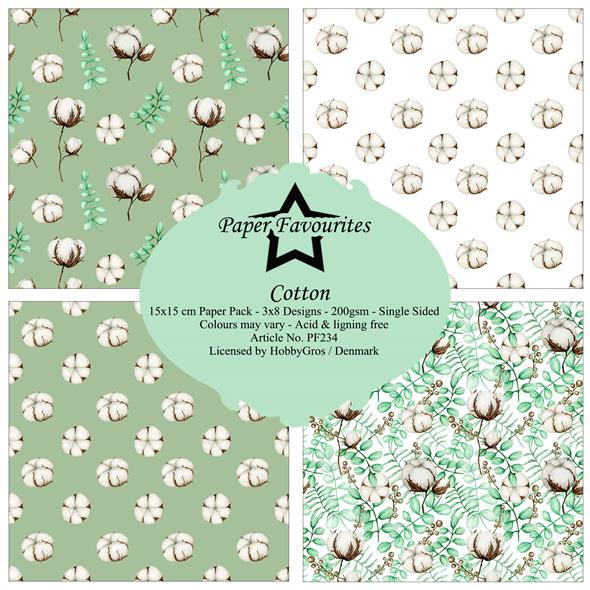 Paper Favourites Cotton 6x6 Inch Paper Pack  - 3