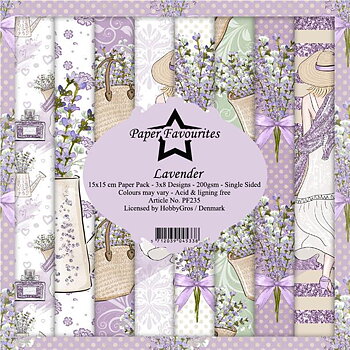 Paper Favourites Lavender 6x6 Inch Paper Pack 