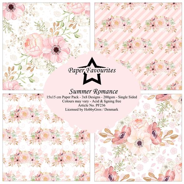 Paper Favourites Summer romance 6x6 Inch Paper Pack  - 2