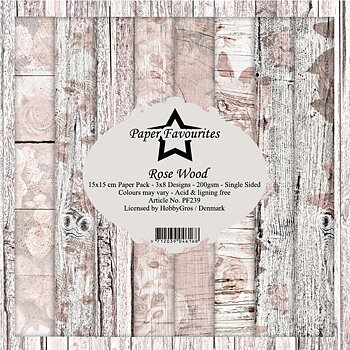 Paper Favourites Rose Wood 6x6 Inch Paper Pack 