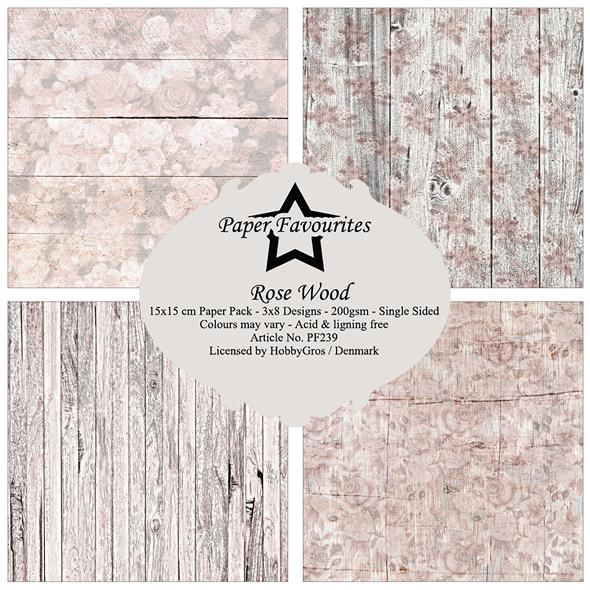 Paper Favourites Rose Wood 6x6 Inch Paper Pack  - 2