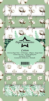 Paper Favourites Cotton slimline Paper Pack 
