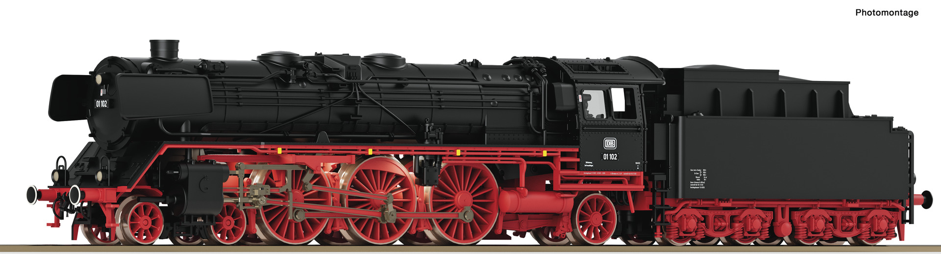 Ånglok BR 01.102 DB, DCC m lju