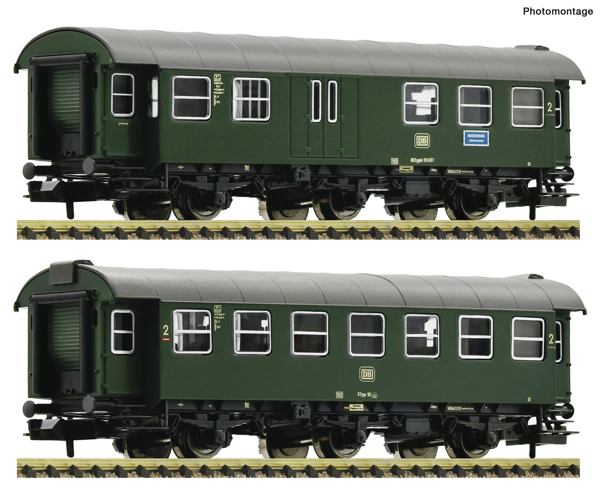 2pc. Set Umbauwagen DB