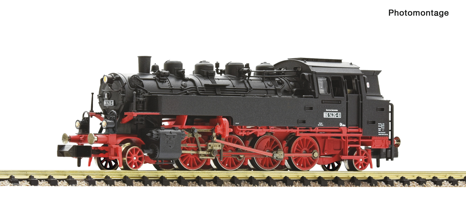 Ånglok BR 86 1435-6 DR, DCC m