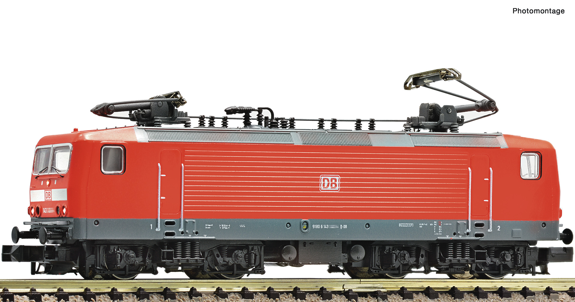 Electric - loco cl. 143 D B - AG Snd .