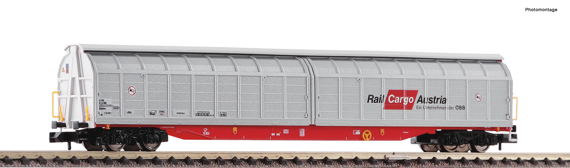 Sliding wall car . ÖBB