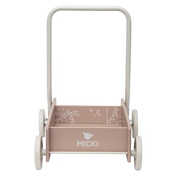 Premium Lära gåvagn, Rosa - Micki