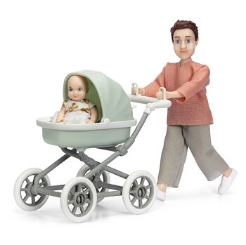 Lundby Docka, Bebis & Vagn - Micki