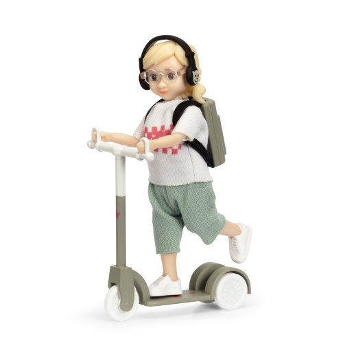 Lundby Docka med Sparkcykel - Micki