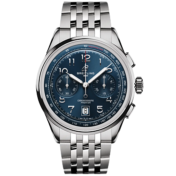 AB0145171C1A1 Breitling Premier B01 Chronograph 42 blå