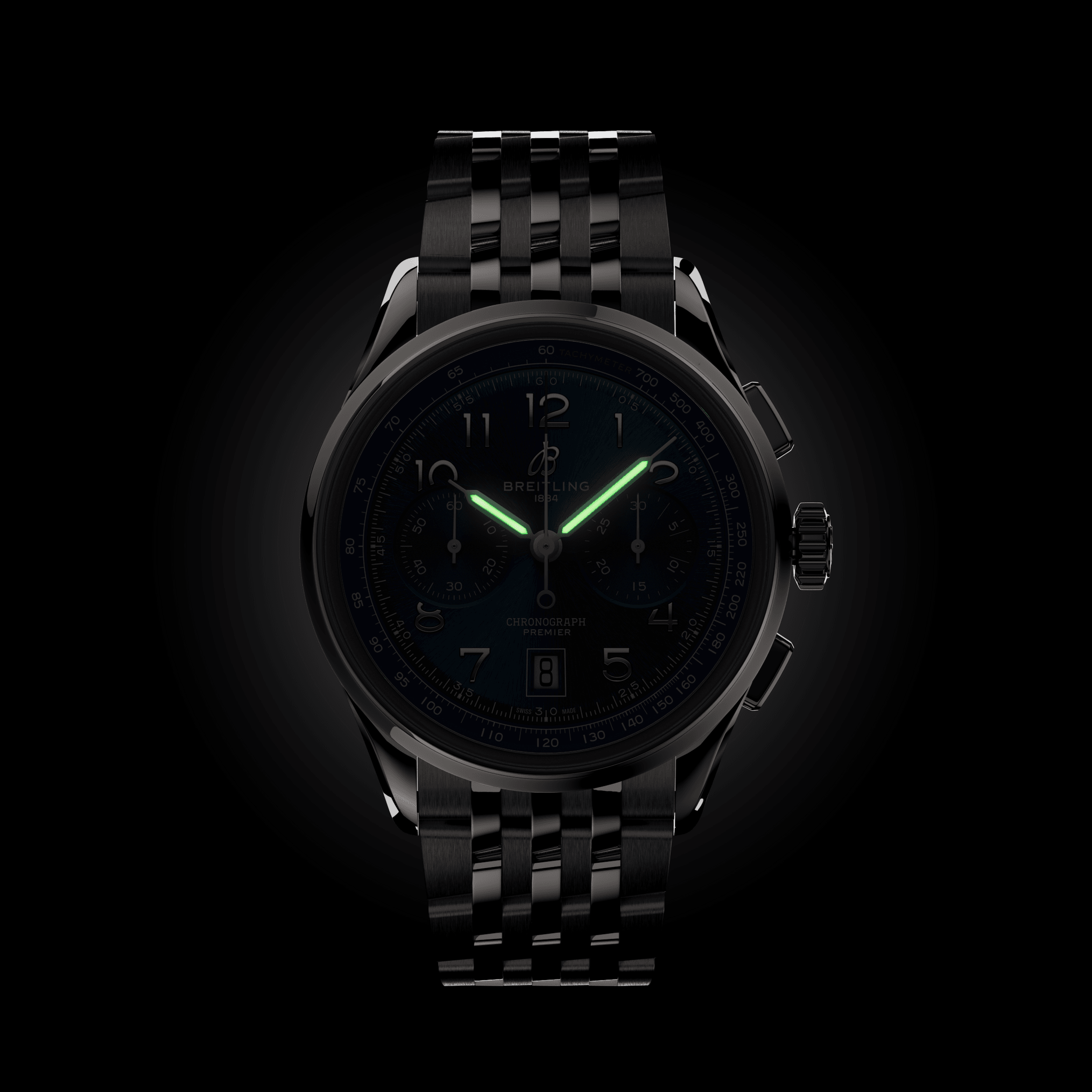 AB0145171C1A1 Breitling Premier B01 Chronograph 42 blå