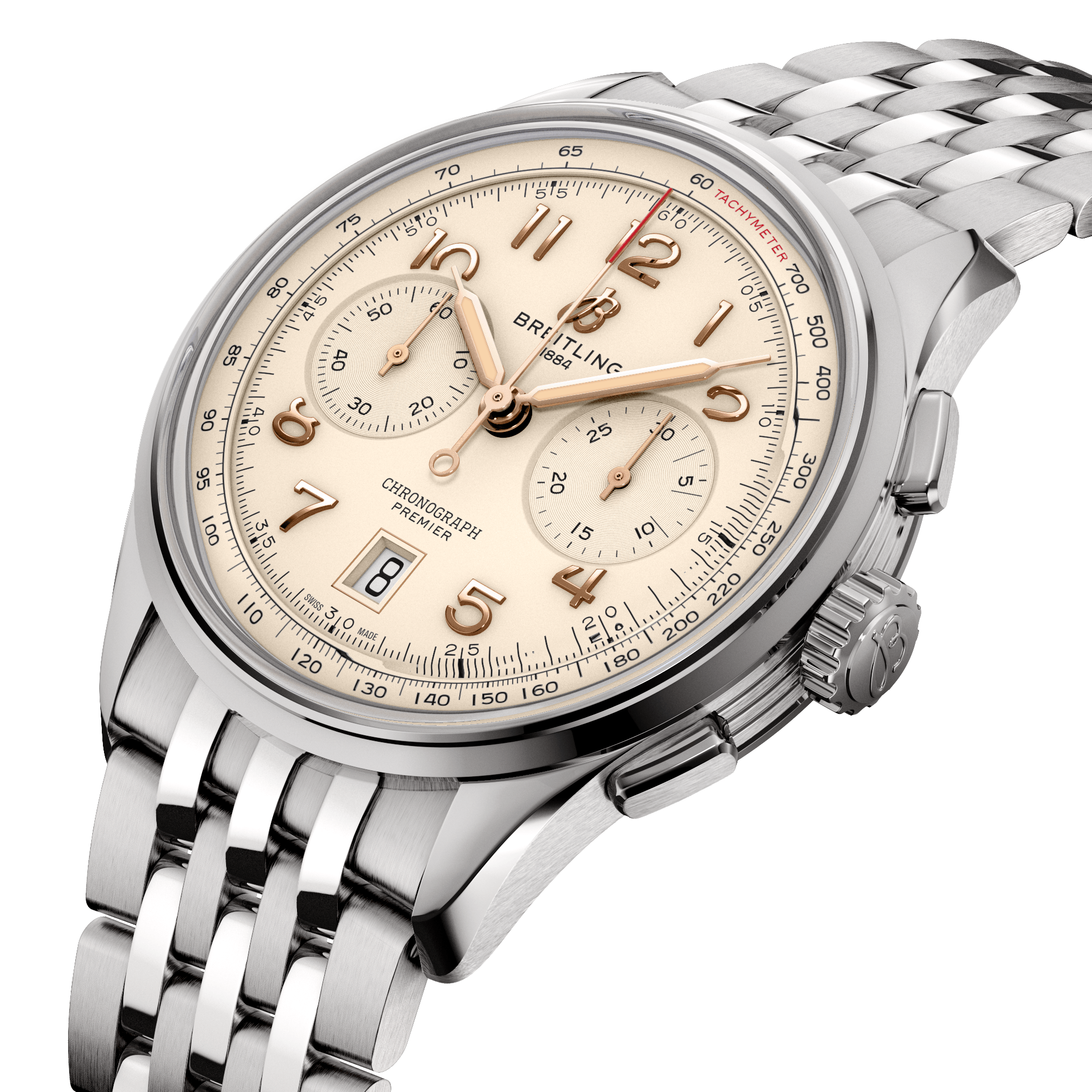 AB0145211G1A1 Breitling Premier B01 Chronograph 42 beige