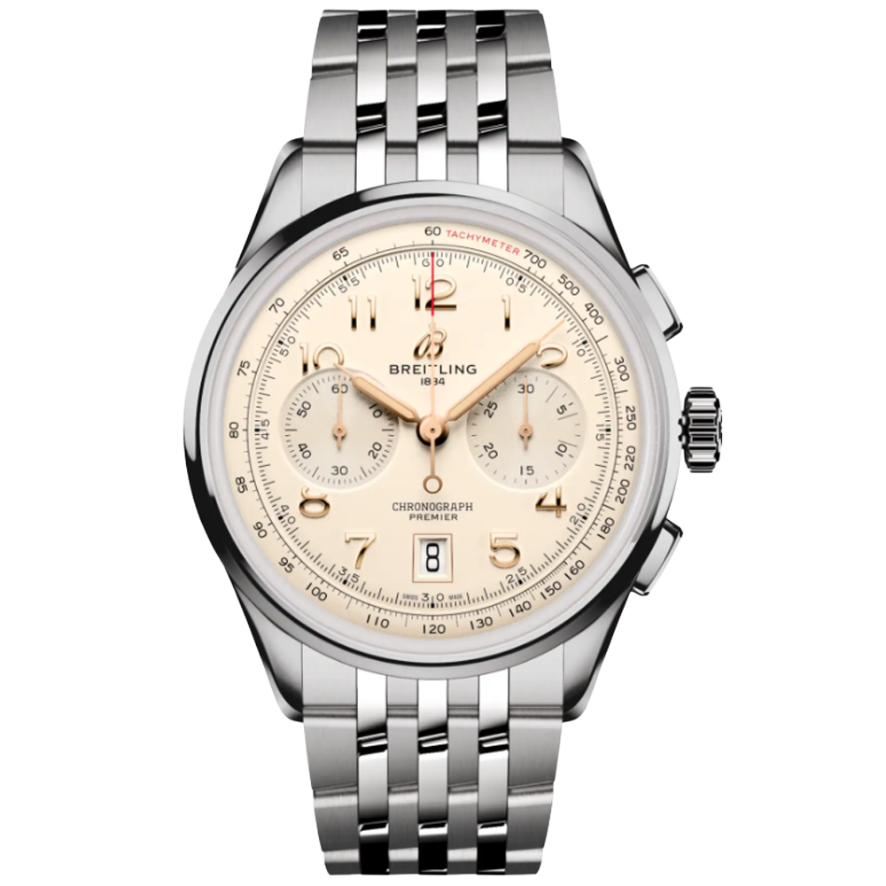 AB0145211G1A1 Breitling Premier B01 Chronograph 42 beige