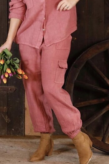 Stajl - Amalia Cargo Pants Rose