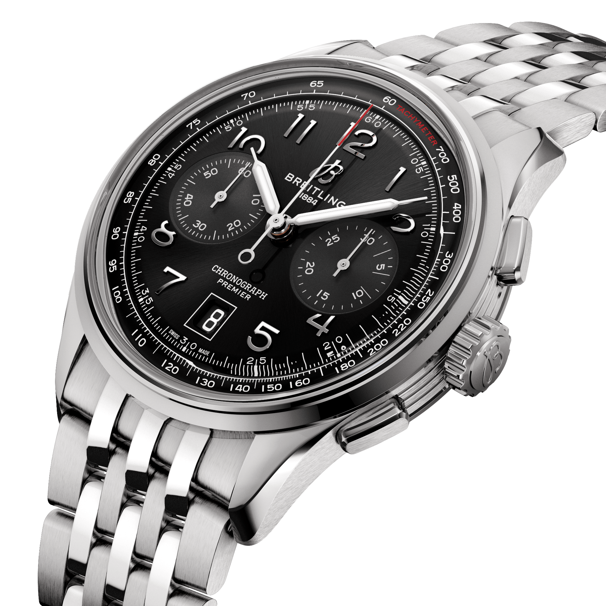 AB0145221B1A1 Breitling Premier B01 Chronograph 42 svart
