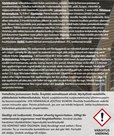 Tak- och fasadtvätt 5l - 2