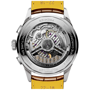 AB0145371L1P1 Breitling Premier B01 Chronograph 42 grön baksida