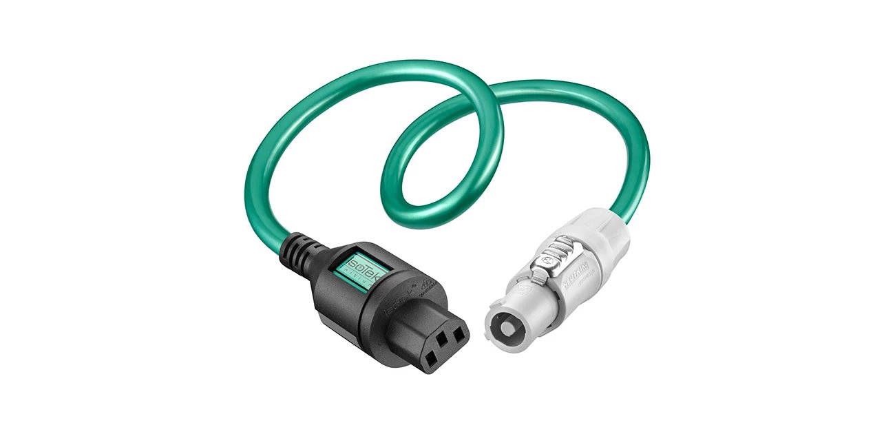 Isotek Initium SystemLänkkabel med Neutrik PowerCon till IEC C13