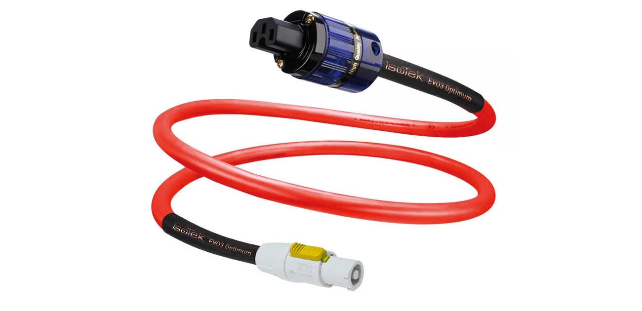 Isotek Optimum SystemLänkkabel med Neutrik PowerCon till IEC C15eller C19