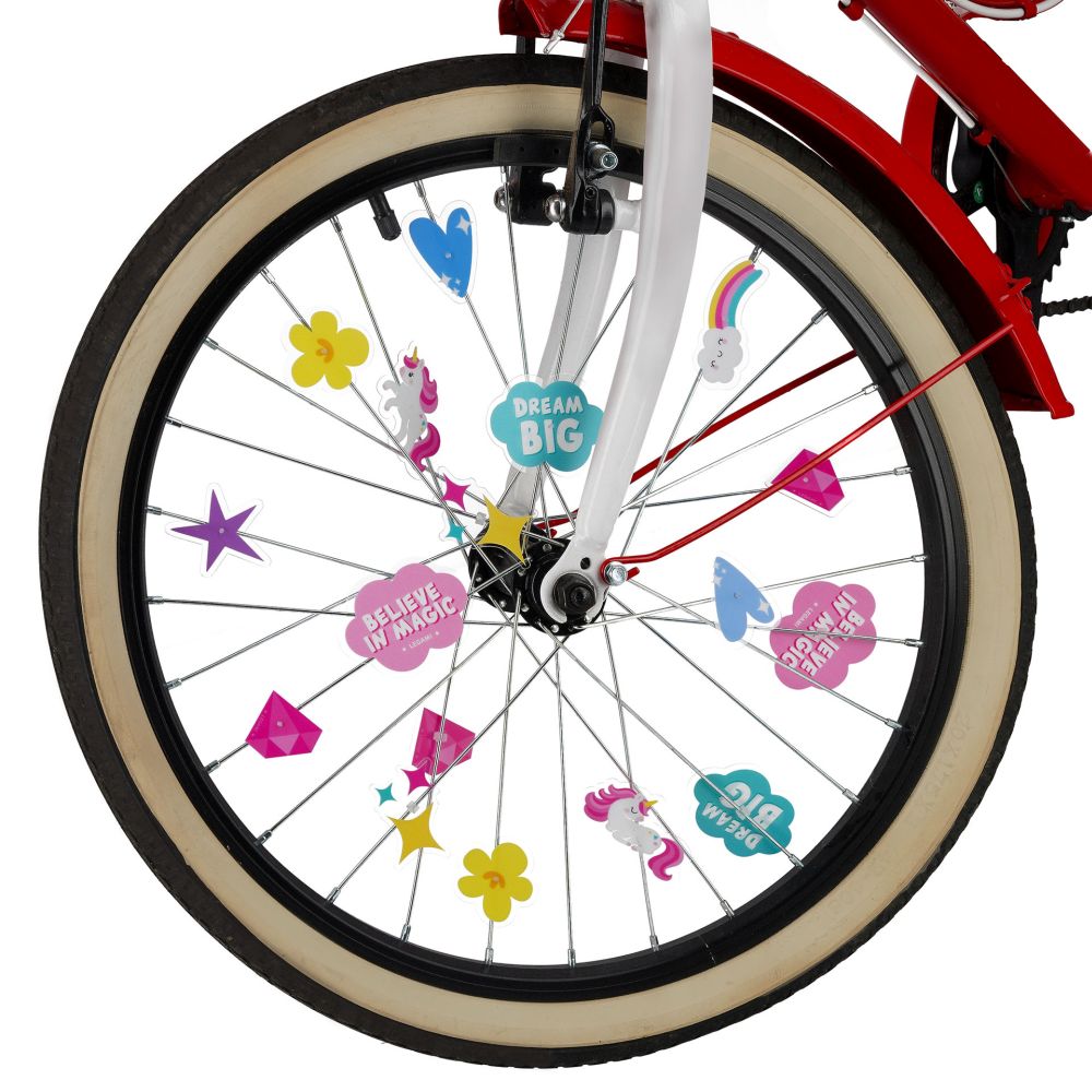Bike spokes Decoration, Cykelhjulsdekoration, Unicorn