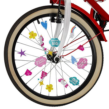Bike spokes Decoration, Cykelhjulsdekoration, Unicorn