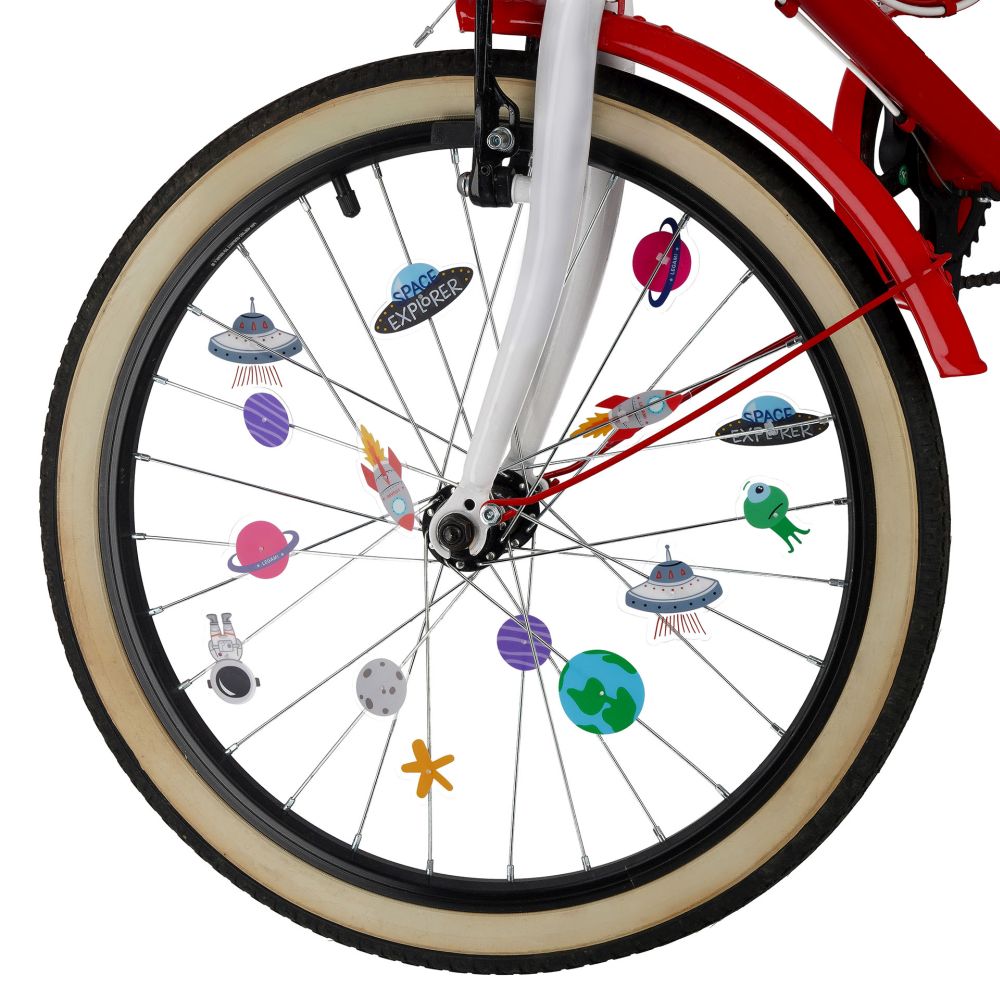 Bike spokes Decoration, Cykelhjulsdekoration, Space