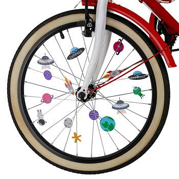 Bike spokes Decoration, Cykelhjulsdekoration, Space