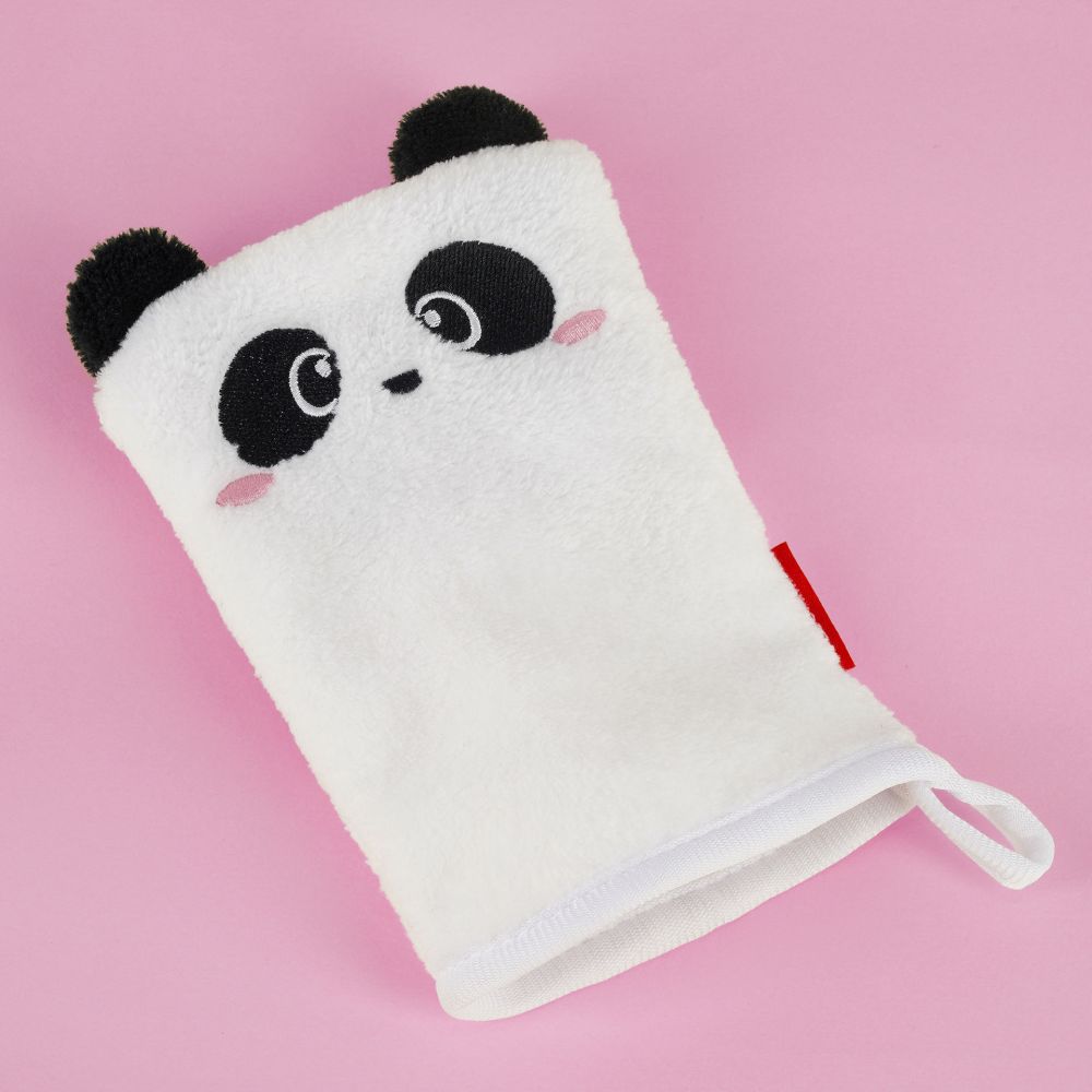 Make up remover glove, Goodbye Makeup - Panda - 3