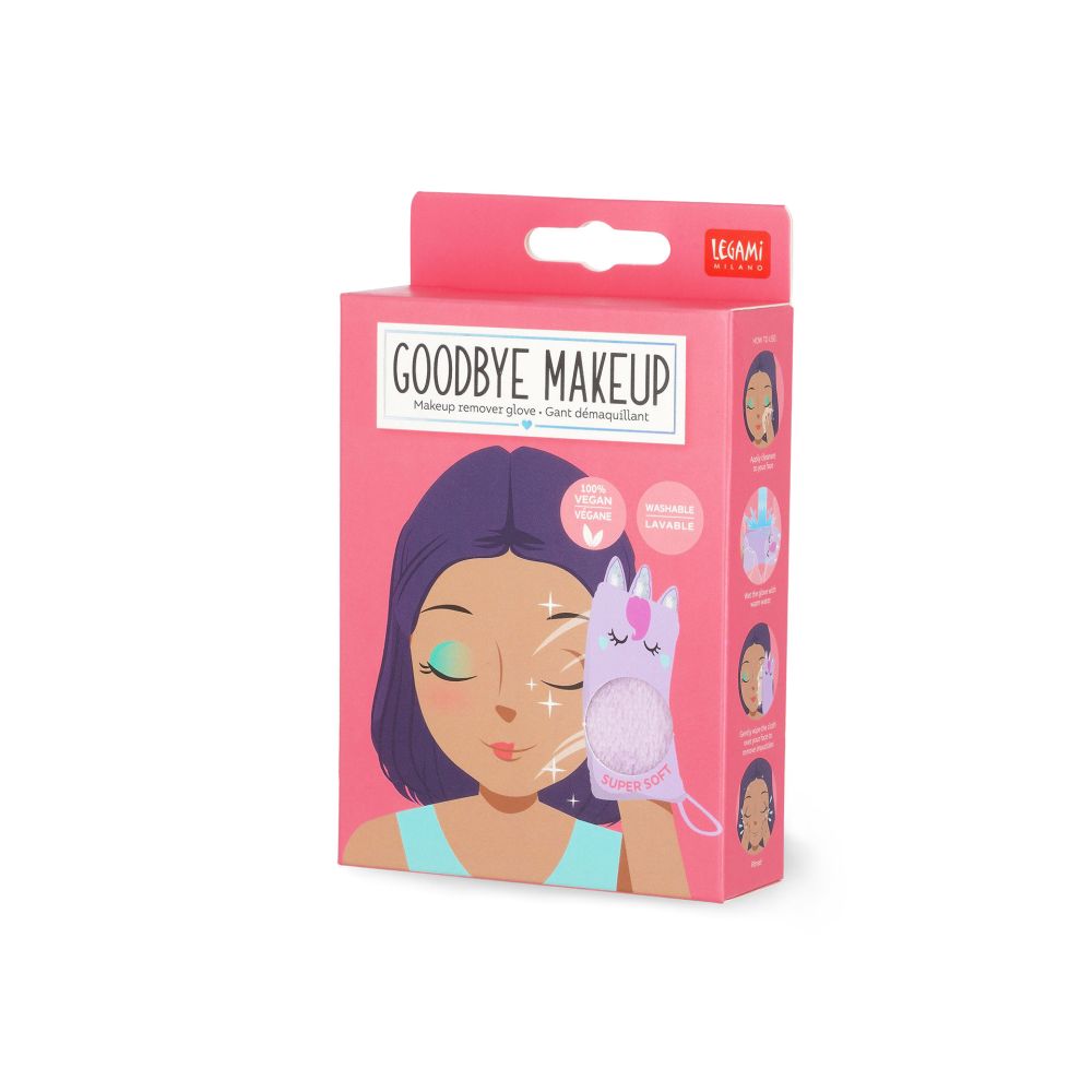 Make up remover glove, Goodbye Makeup - Unicorn - 2